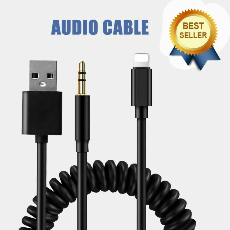 

For Bmw Interface Audio USB Cable Lead AUX Adapter For Mini iPod iPhone 5 6 7 8 X S SE