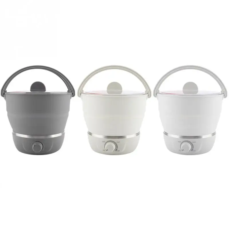 Household Dorm room Multifunctional Foldable Electric Caldron Portable Pot Household Travel Cooker 110-240V