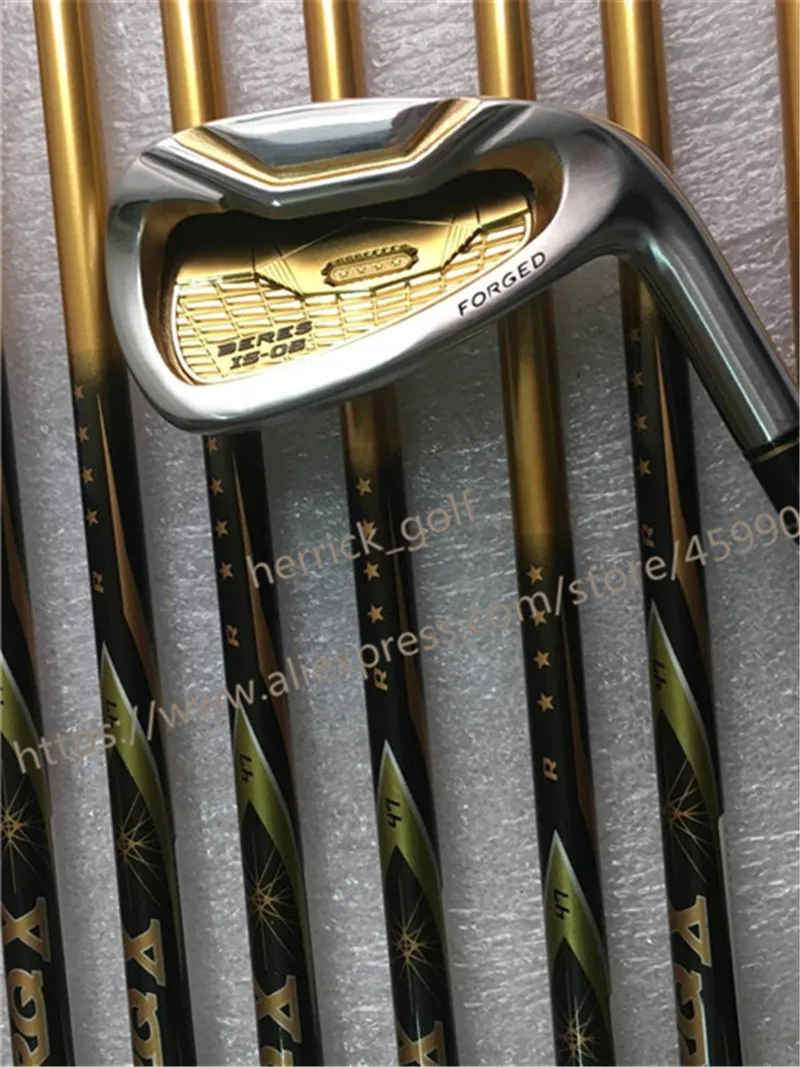 Новый Мужской Гольф клуб HONMA Beres IS 06 Golf Iron Gold 4 11AW.SW/набор из 10 шт. железа с