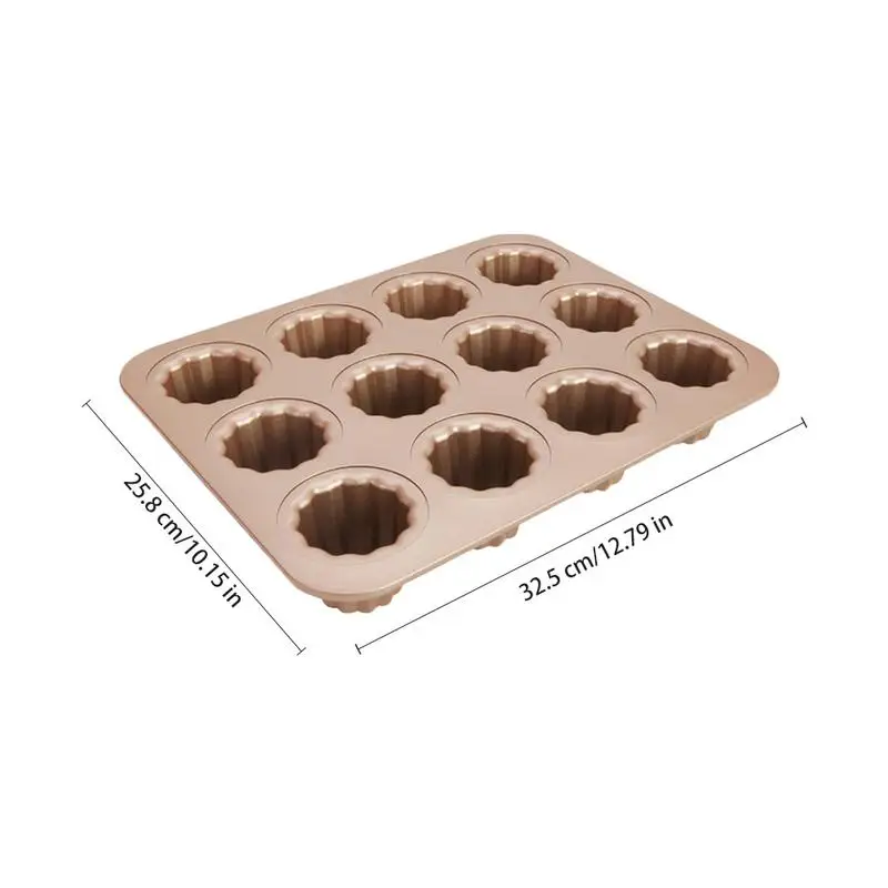 Cannele 12в1 чашки из углеродистой стали антипригарная форма для выпечки тортов