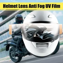 Moto Universale Clear Scudo Casco Visiera Inserto Lente Anti-Nebbia UV Pellicola