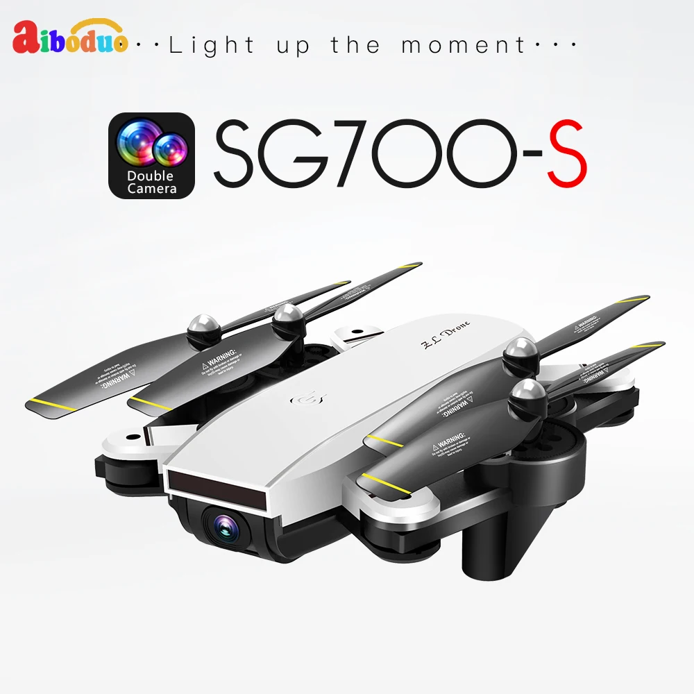 

Sg700s Foldable 4ch Selfie Drone With 1080p Hd Camera Optical Flow Follow Wifi Fpv 3d Flips Led Lights Rc Drone For Kids Gifts