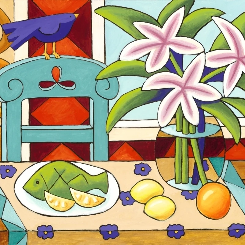 Lillies on the Watch постер печать Нельсона (32x40) | Дом и сад