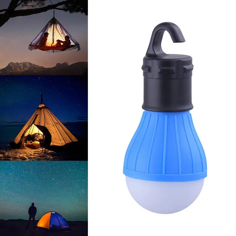

LED Mini Portable Lantern Tent Light LED Bulb Emergency Lamp Waterproof Hanging Hook Flashlight For Camping