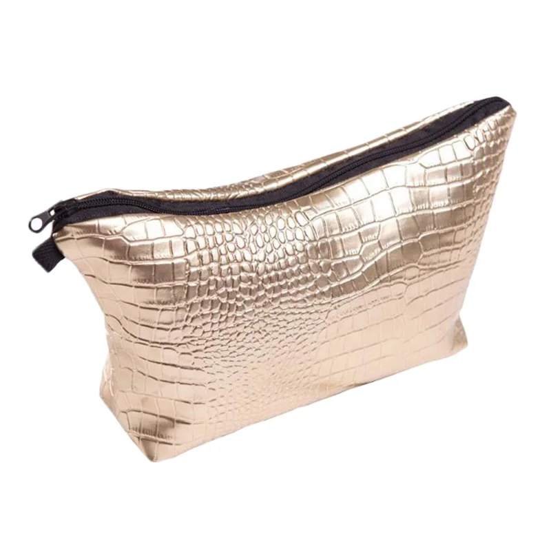 جديد 2019 المرأة بو التجميل أكياس بلون الليزر بو الجلود للماء متعددة الوظائف براثن تغيير غسل كيت التجميل حقيبة