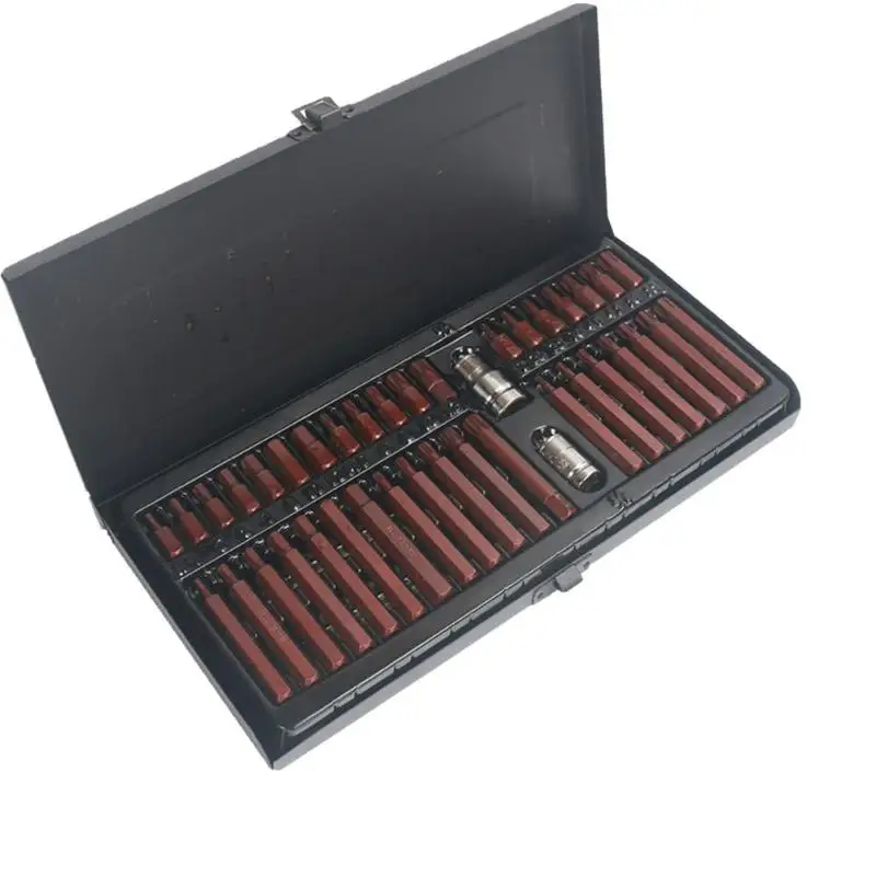 

40pcs/set Hex Star Spline Socket Screwdriver Bit Set Drive Torx Sockets Bits Car Van Repair Tools Screwdrivers Bit Kits