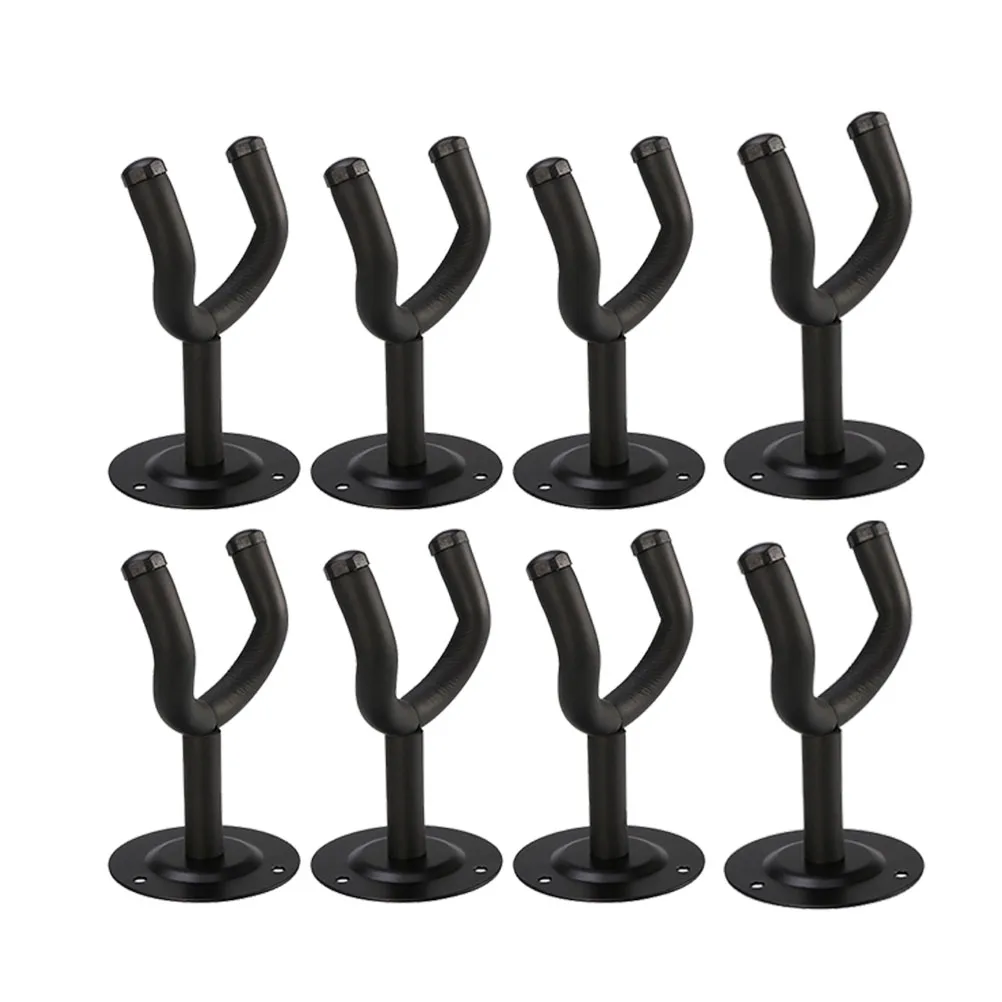 

8pcs Guitar Hangers Fits All Size Guitars Hook Holder Instrument Hangers Violins Round Shape For Guitar Accessories