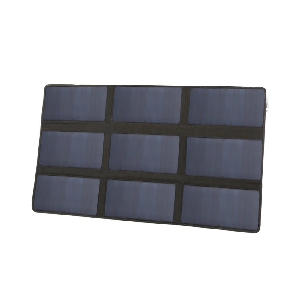

BIFI-Haweel 60W Foldable Solar Charger Outdoor Travel Rechargeable Folding Bag And Usb Port 9 Solar Panels For Phone Car Lapto