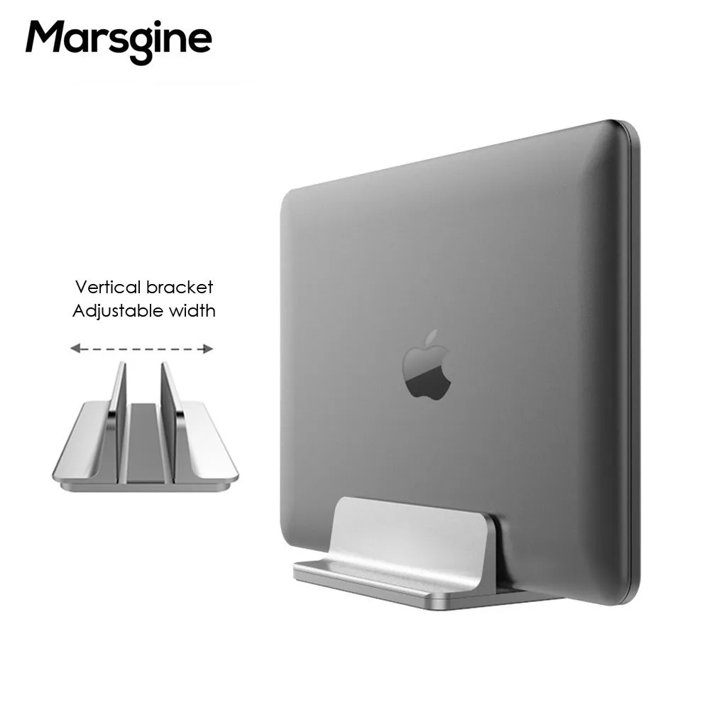 Vertical Adjustable Laptop Notebook Holder Desktop Bookshelf Storage Stand