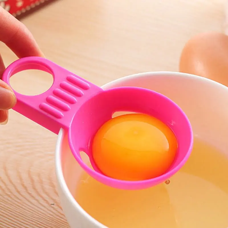 Kitchen Separator Egg Dividers Cooking Tool Utility Egg White Separator Holder Sieve Divider   88 DC156