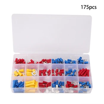 

175 Pieces Crimping Pliers Connector Plugs High Precision Clamp Set Tubular Terminal Crimping Tools Mini Cable Lugs Set