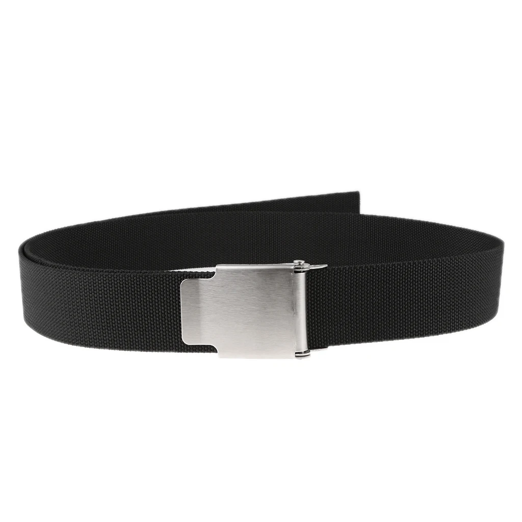 

Scuba Diving Weight Belt, Webbing Waist Belt & Stainless Steel Buckle for Free Diving Snorkeling