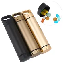 Лекарство таблетки капсулы коробка бутылка EDC контейнер Водонепроницаемый путешествия на открытом воздухе