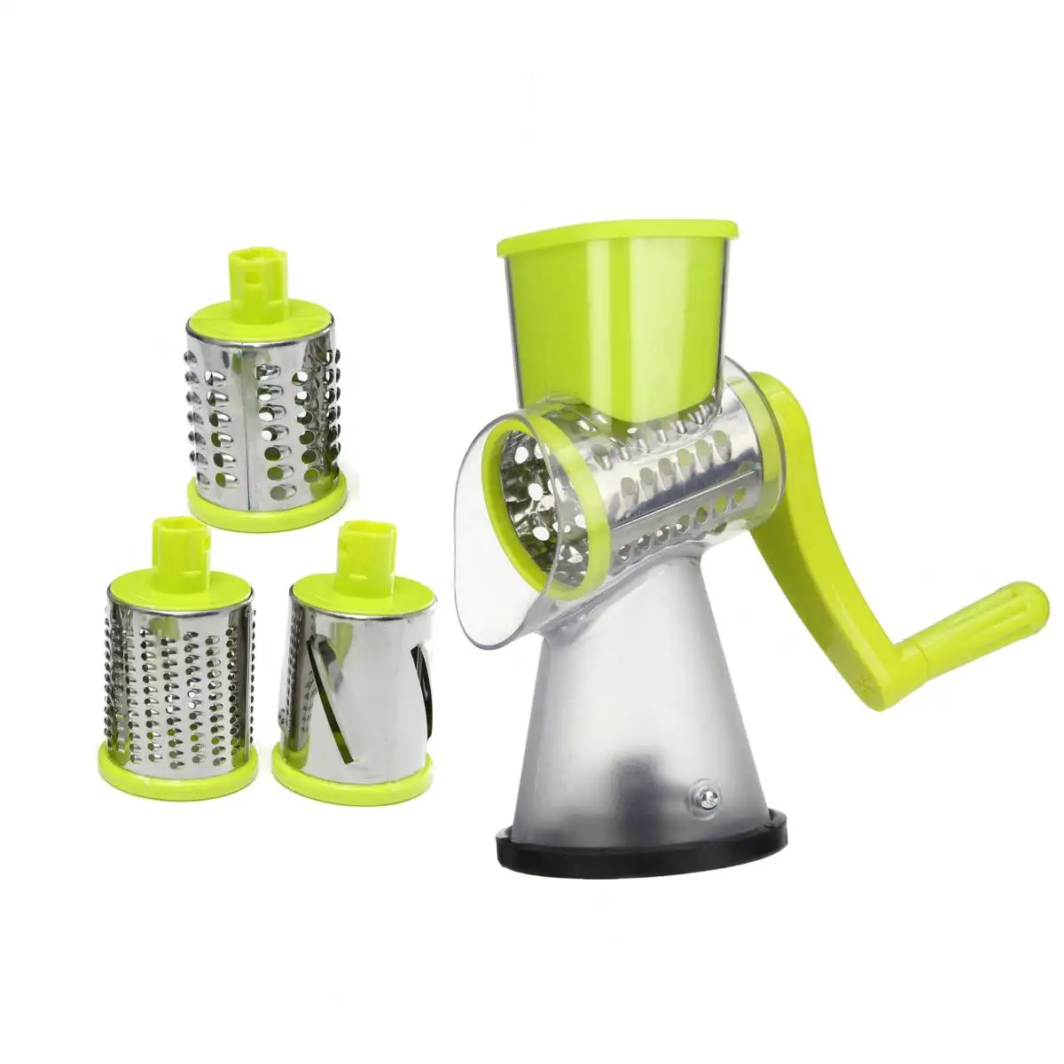 Günstig Roller Gemüse Hobel Cutter Kartoffel Chopper Karotte Reibe Abnehmbare 3 Edelstahl Klinge Nicht Slip Basis Fleischwolf