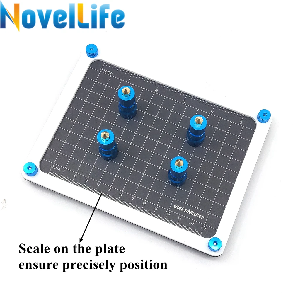 EleksFix магнитный держатель печатной платы печатная плата тиски приспособление джиг пайка сборка Стенд зажим с 4 опорными столбами