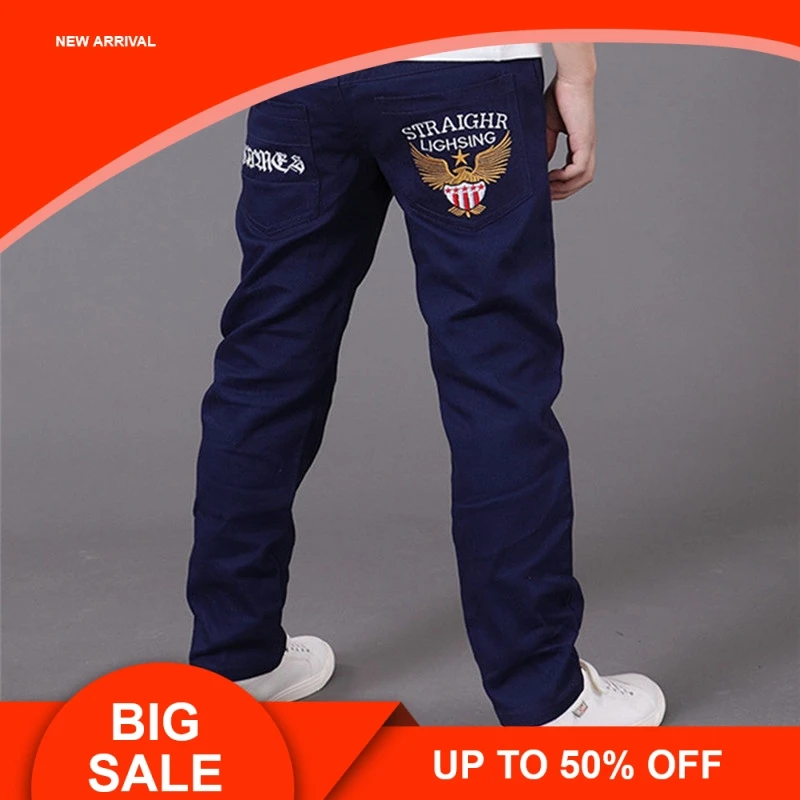 

Letter Kids Boys Pants Trousers Clothes 2018 New Hot Casual Cotton Elastic Waist Pencil Pants for Boys Children Clothing