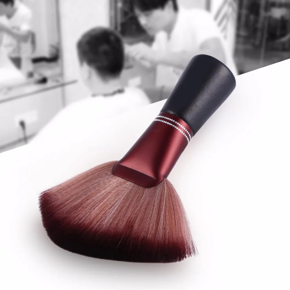 

New Professional Barber Neck Dust Clean Brush Barber Cleaning Tool with Wood Handle Salon Styling Accessories Salon Base Tools