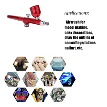 Meterk мини размер спрей насос ручка воздушный компрессор Набор для художественной живописи татуировки ремесло торт спрей Модель Действие гравитационный поток Аэрограф