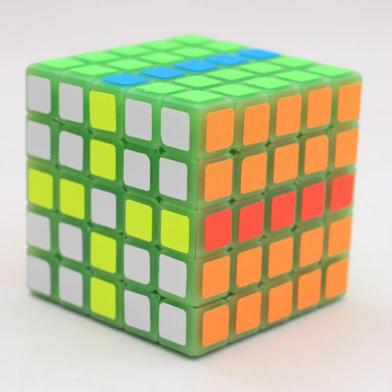 Zcube 5x5x5 Спиннер волшебный неокуб Рисунок образования детей светится в темноте