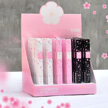 

1PC Lovely Gel Pens Cute Cherry Pens 0.38mm Kawaii Neutral Pens For Kids Girls Gift School office Supplies Stationery
