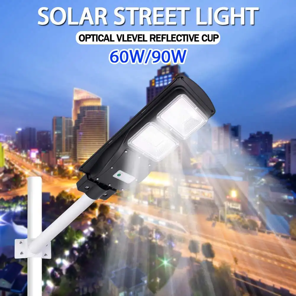 

Solar Wall Street Light 60W 40W Motion Sensor/Radar Motion+Light/Remote Control Outdoor Waterproof for Garden Yard Street Lamps