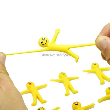 

Funny Expression Smiley Face Pull Elf Doll Toys Children Baby Kids Gift Stretchable Folding Office Decoration Venting Party Toy