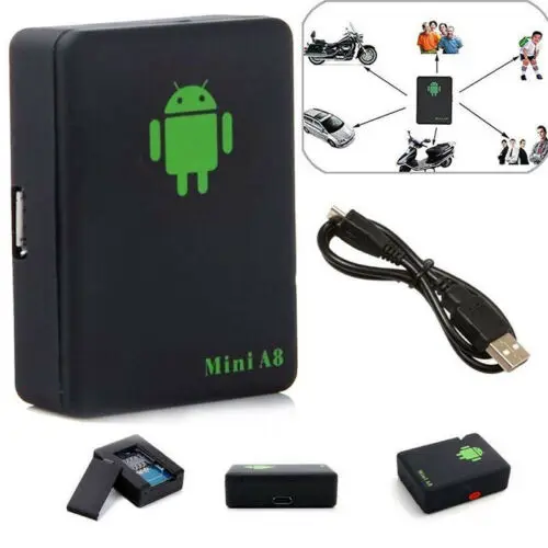 

Portable GPS Tracker Mini A8 GPS Tracker Locator Car Kid Global Tracking Device Anti-theft Outdoor 30A22