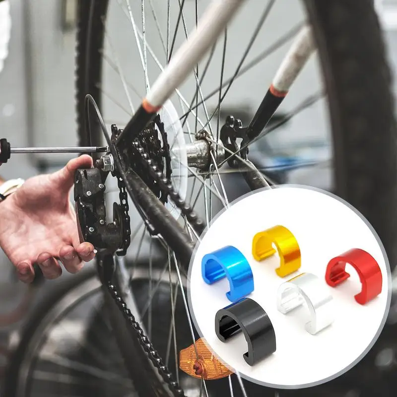 10 шт. MTB велосипед рама U Пряжка для Трос стояночного тормоза Корпус шланг трубки