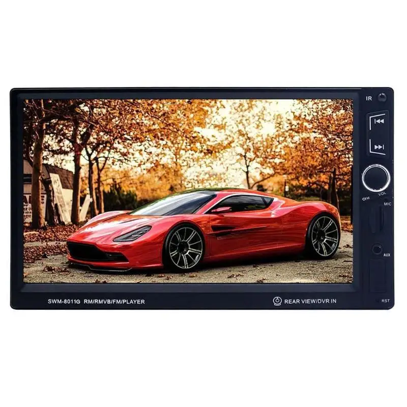 

VODOOL 7inch IPS 2 Din Bluetooth In-dash Car MP5 Player GPS Navigator USB Charger Support Muti-language TF Card FM Radio Player