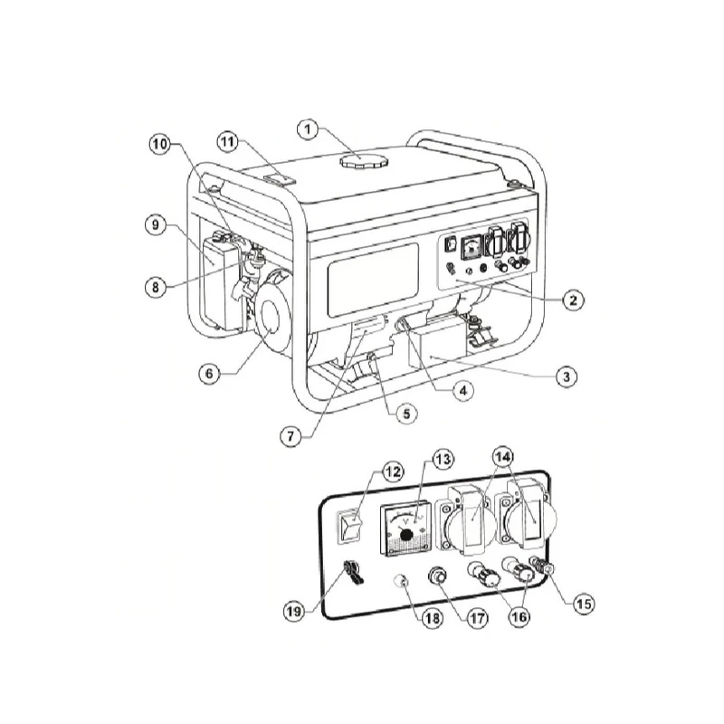 Бензиновый генератор CARVER PPG-3900A