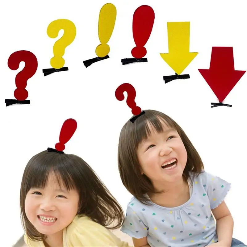 

Christmas Funny Cute question mark hairpin Children Hairpins self-timer anime exhibition arrow headband for Photography Props