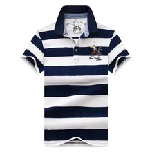 Мужская Летняя Новинка хлопок Повседневная Классическая вышитая рубашка поло для мужчин бизнес короткий рукав Стенд воротник футболки поло для мужчин плюс 4XL