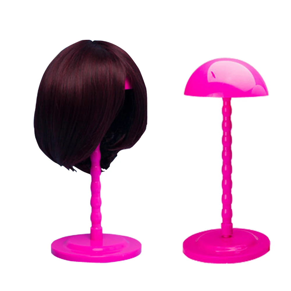 3 Colors Portable Folding Wig Stand Holder Multi Purpose Use Wig Hat