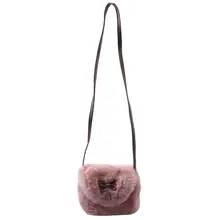 Модная детская сумочка с бантиком; сумка принцессы на плечо; сумка-мессенджер для девочек; кошелек