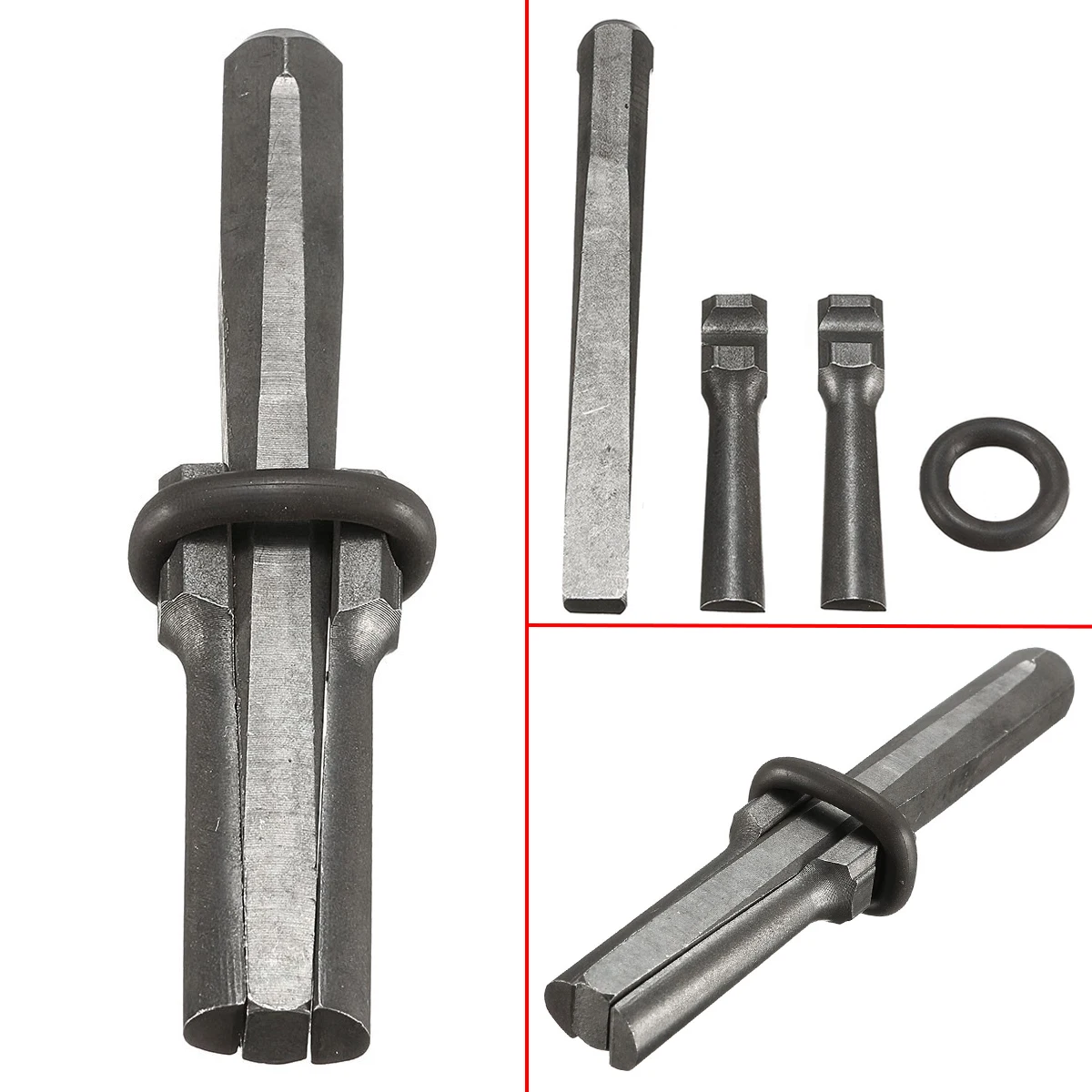 Calços de Concreto Ferramenta de Mão Conjunto Cunhas Penas Pedra Rocha Splitter 7 16mm