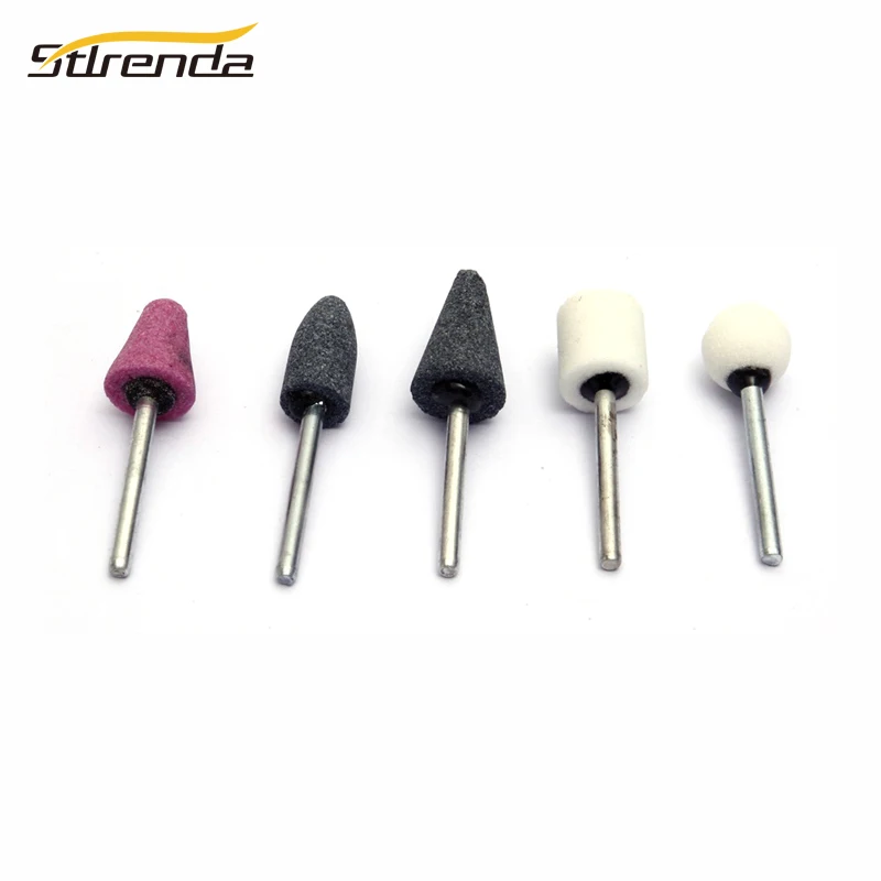 STLRENDA 5 шт./компл. абразивные насадки для Dremel Rotary Tools шлифовальная полировальная