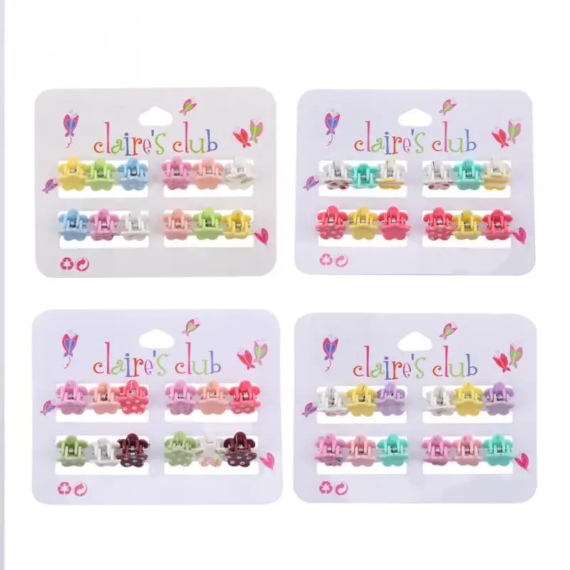 

12Pcs/Set Fashion Girls Mini Hair Pin Cute Candy Color Hair Clip Children Hair Clip For Girls Gift Hair Accessories Hot Sale