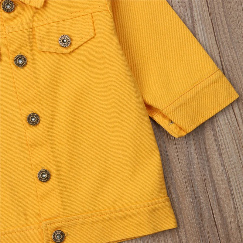 discounted  1-6Years Princess Kids Baby Girls Denim Jacket Button Coat Outerwear Tops Clothes