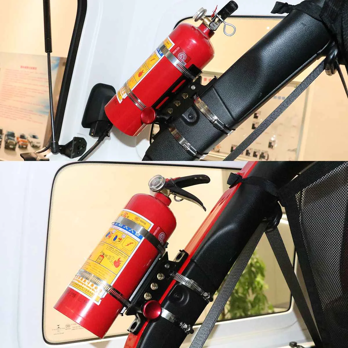 

Adjustable Universal Roll Bar Fire Mount Holder Clamps Aluminum ATV UTV For Ford F-150/ Ranger T6 Boat Marine RV For Jeep