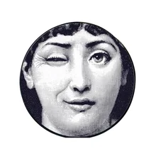 80 см в диаметре напольный коврик модный современный круглый ковер с индивидуальным принтом Противоскользящий ковер для гостиной