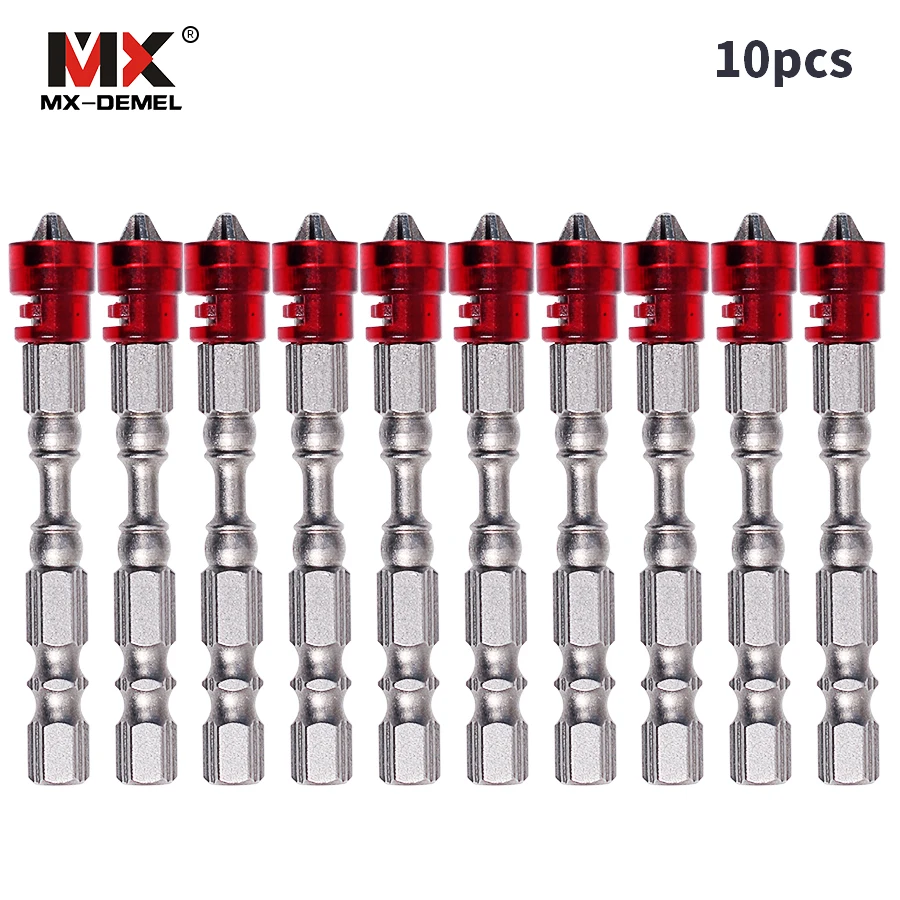 10pc 65mm Screwdriver Bit Plasterboard Drywall Screwdriver