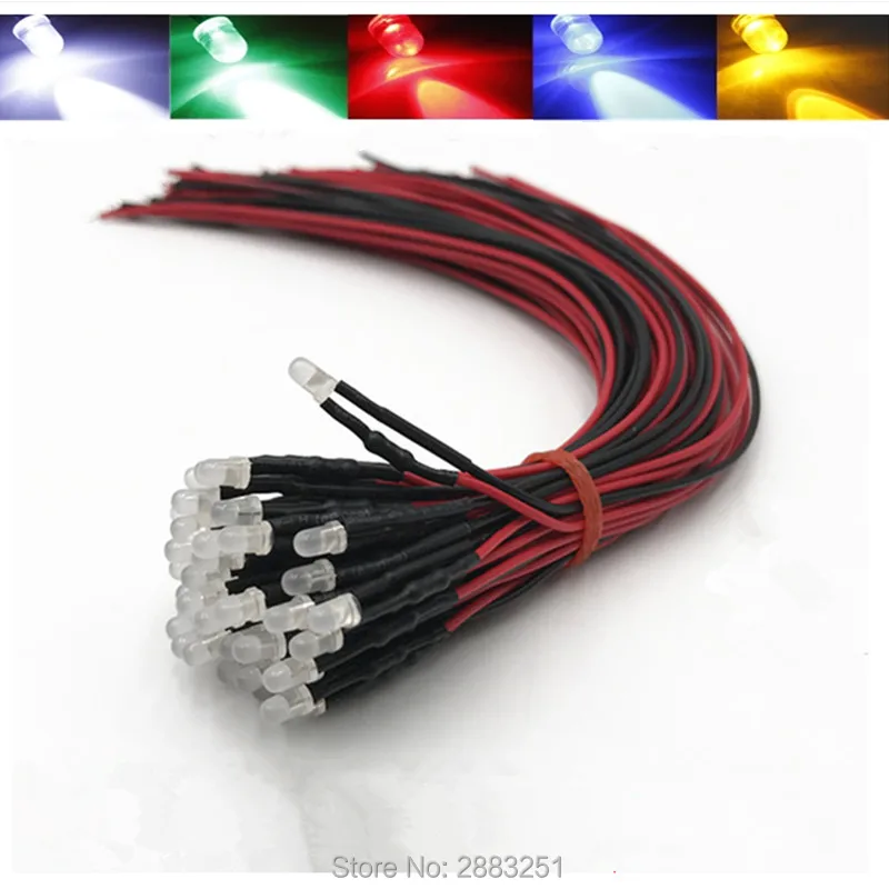 

Free Shipping 10pcs White red blue green yellow DC12V LED light DIY LED Indicator lamp For KIA Honda Skoda Opel Car Accessories