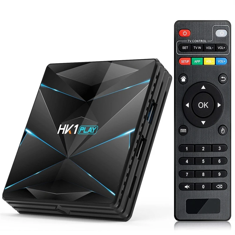 

HK1 Play Smart TV Box Android 9.0 Amlogic S905X2 2.4G 5G WiFi Bluetooth 4.1 USB3.0 Set Top box Support 4K HD Media Player