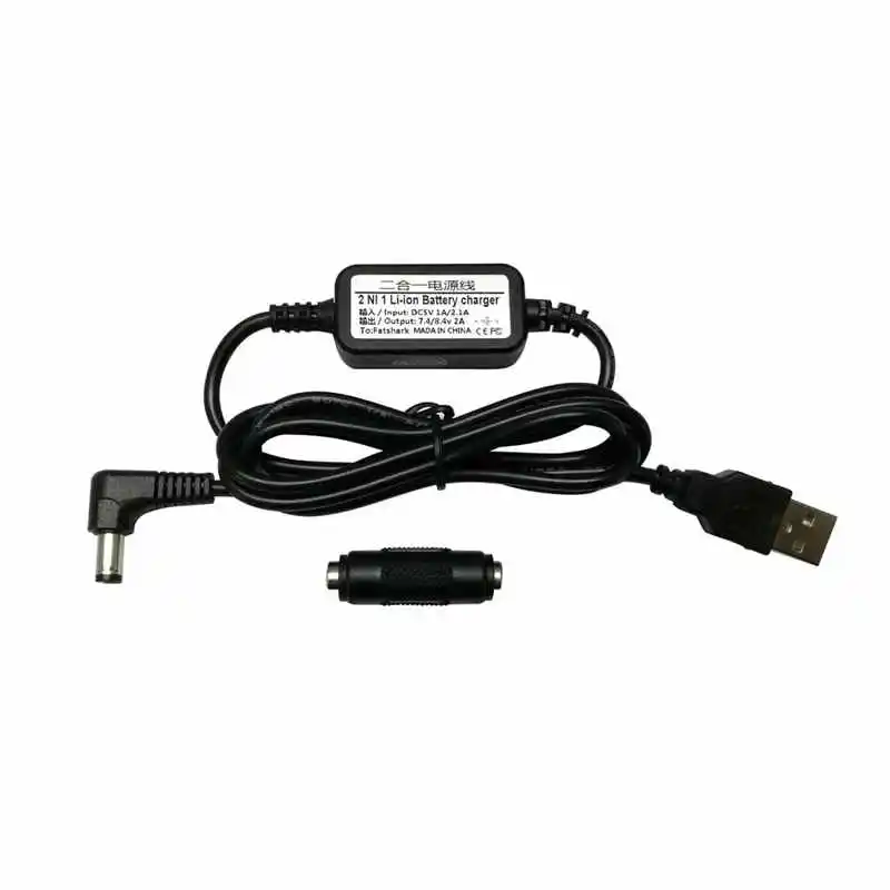 2 в 1 блок питания для Lipo батареи зарядный кабель провод Fatshark FPV Goggles RC Battery|Детали и