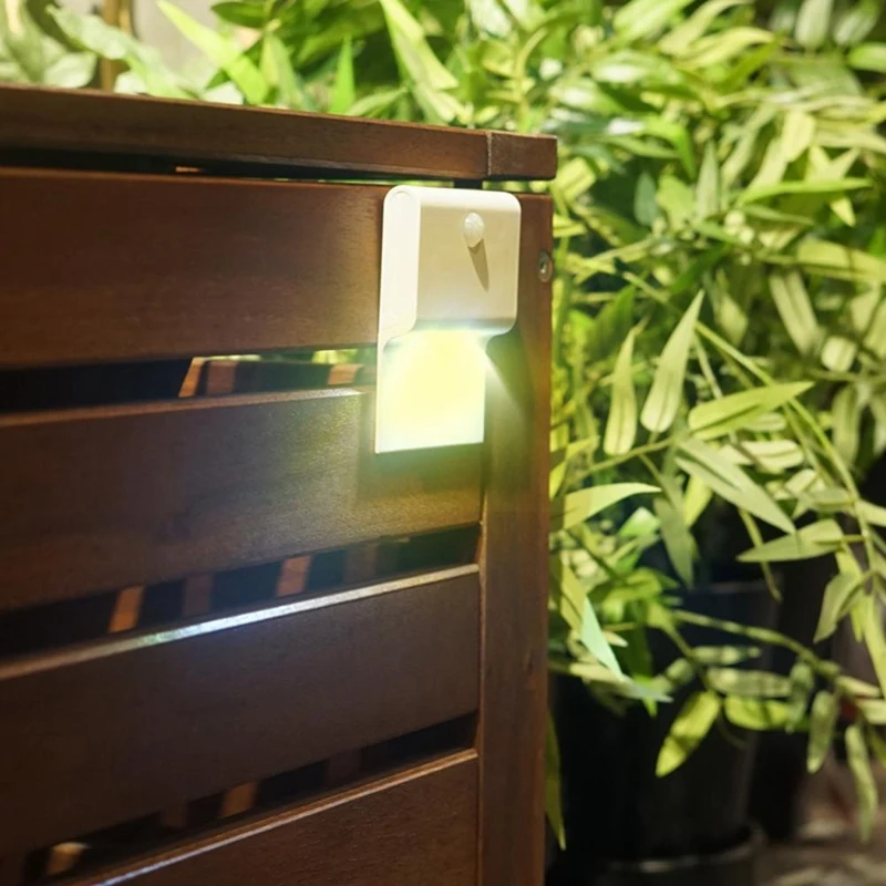 

Smart Pir Body Sensor Night Light Led Warm Bedside Corridor Stair Wall Lamp Abs