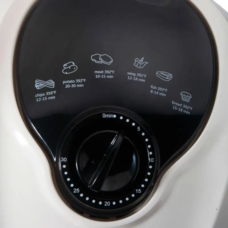 1500 W Smart Multifunktionale Elektrische Luft Friteuse mit Einstellbare Temperatur & Zeit Weiß