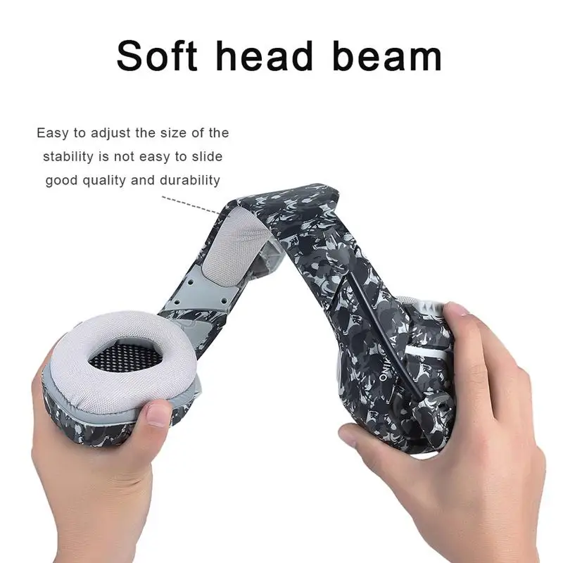  Gaming Headset ONIKUMA K1-B Camouflage Headphones Wired with Wheat phone Computer game microphone f