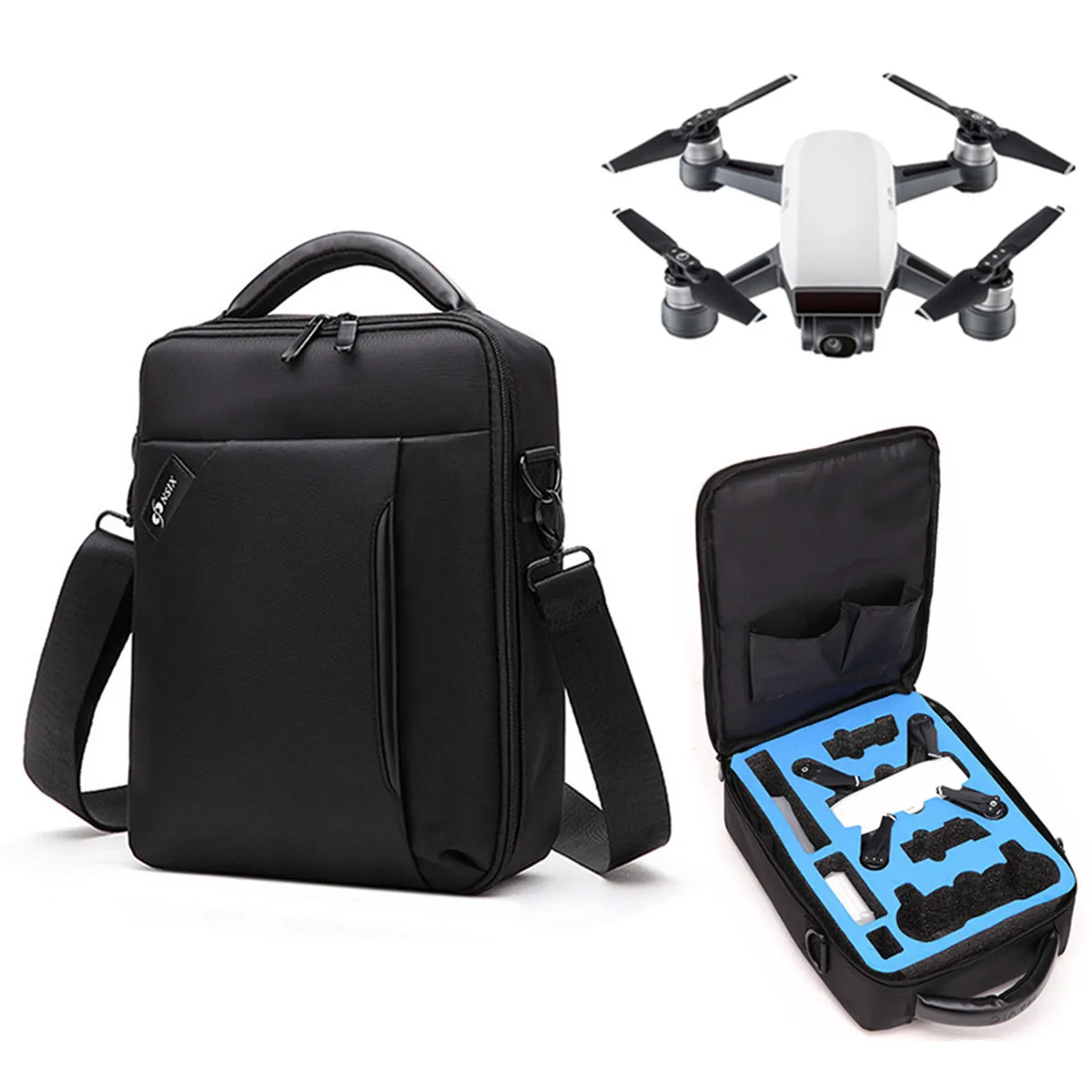 

Portable Drone Case For DJI Spark Drone Waterproof Shoulder Bag EVA Hard Shell Handle Box Storage Box Case For Drone Accessories