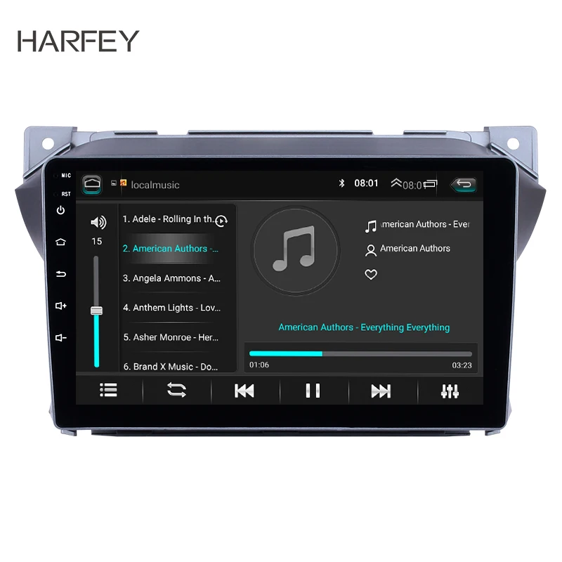 Harfey Android 8,1 HD сенсорный экран " головное устройство для Suzuki alto 2009- радио gps-навигатор USB Bluetooth SWC 3g wifi TPMS DAB+ OBD2