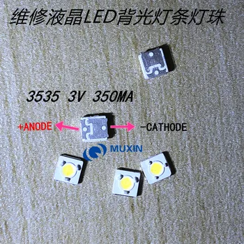 

2000pcs lumens lg innotek led diode 3535 3537 High Power 1W 3V Cool white For LED LCD TV Backlight Lamp beads 3D